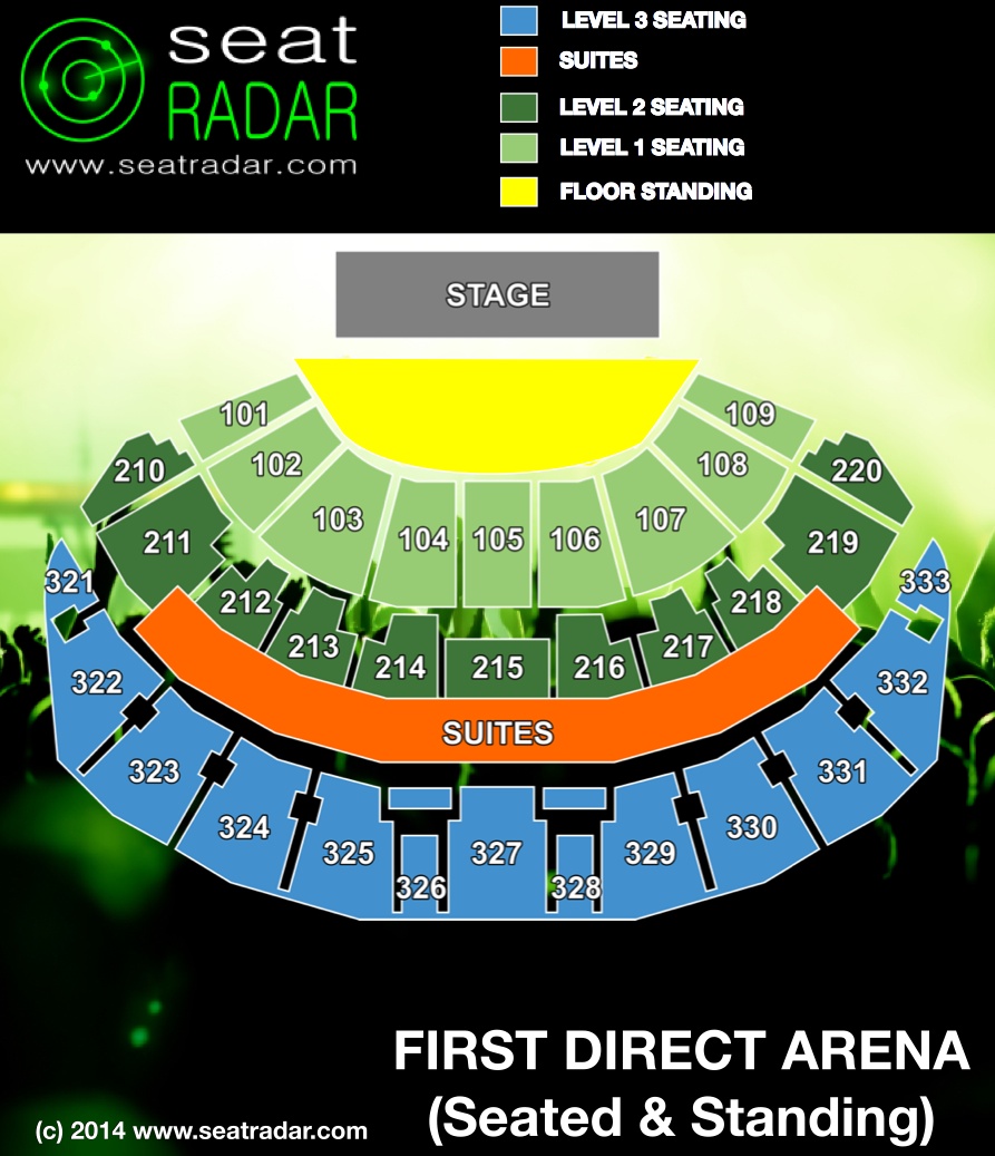 First Direct Arena (Seated & Standing)