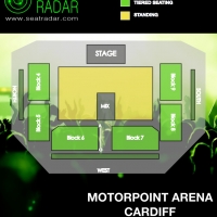 Motorpoint Arena (Cardiff) Seated:Standing