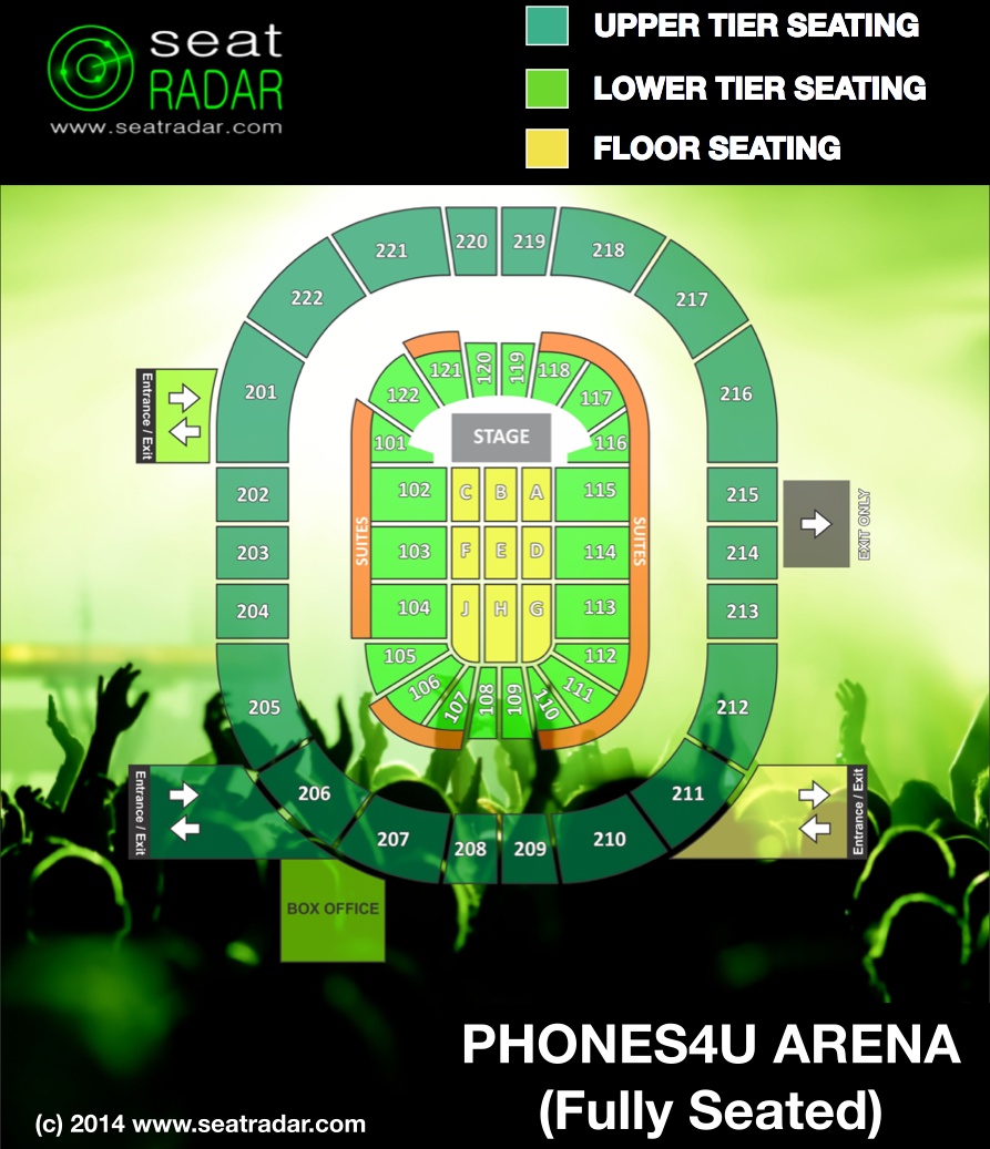 Phones4u Arena (Fully Seated)
