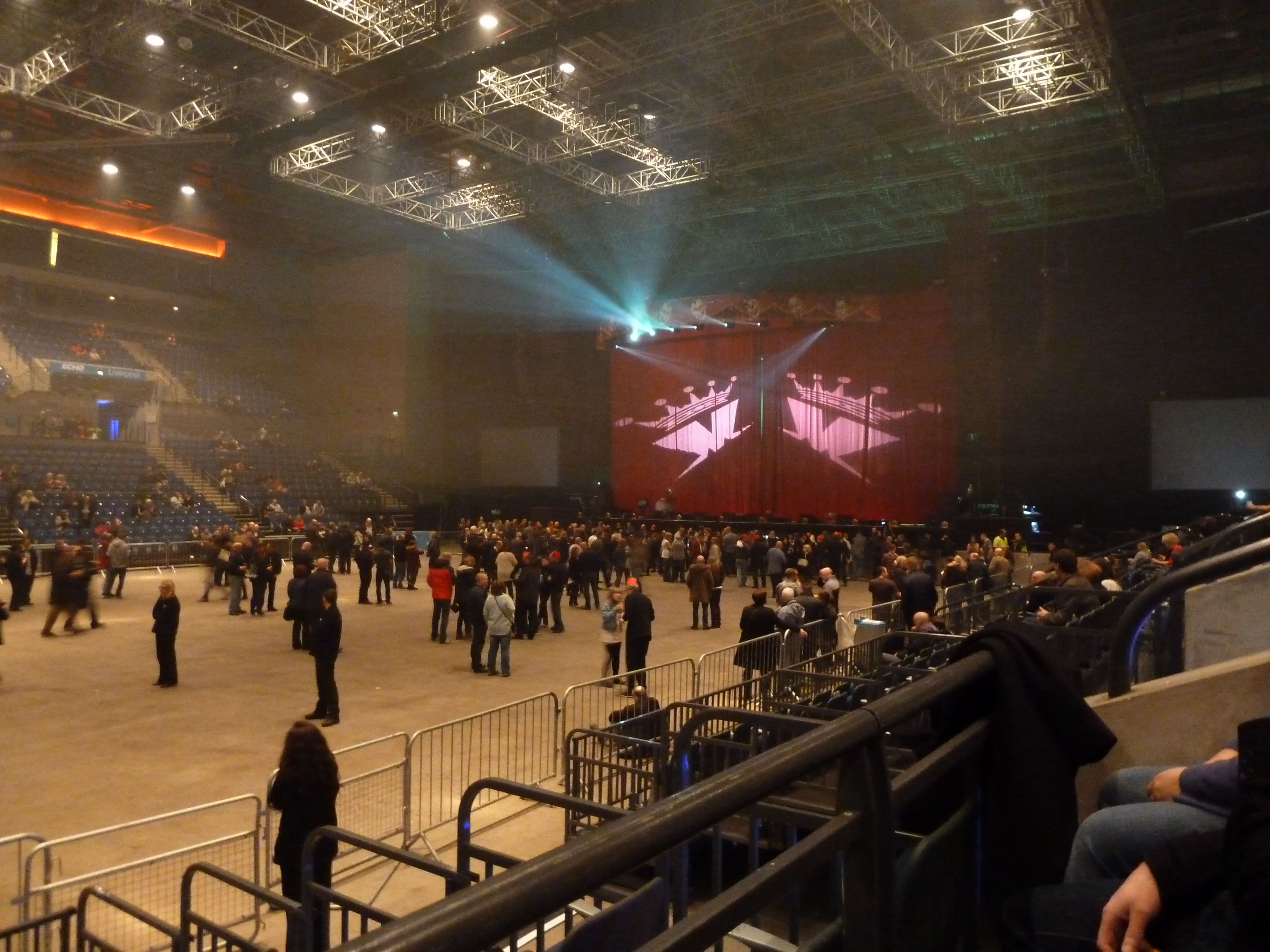View from Echo Arena (Liverpool) Block 015 Row F Seat 399