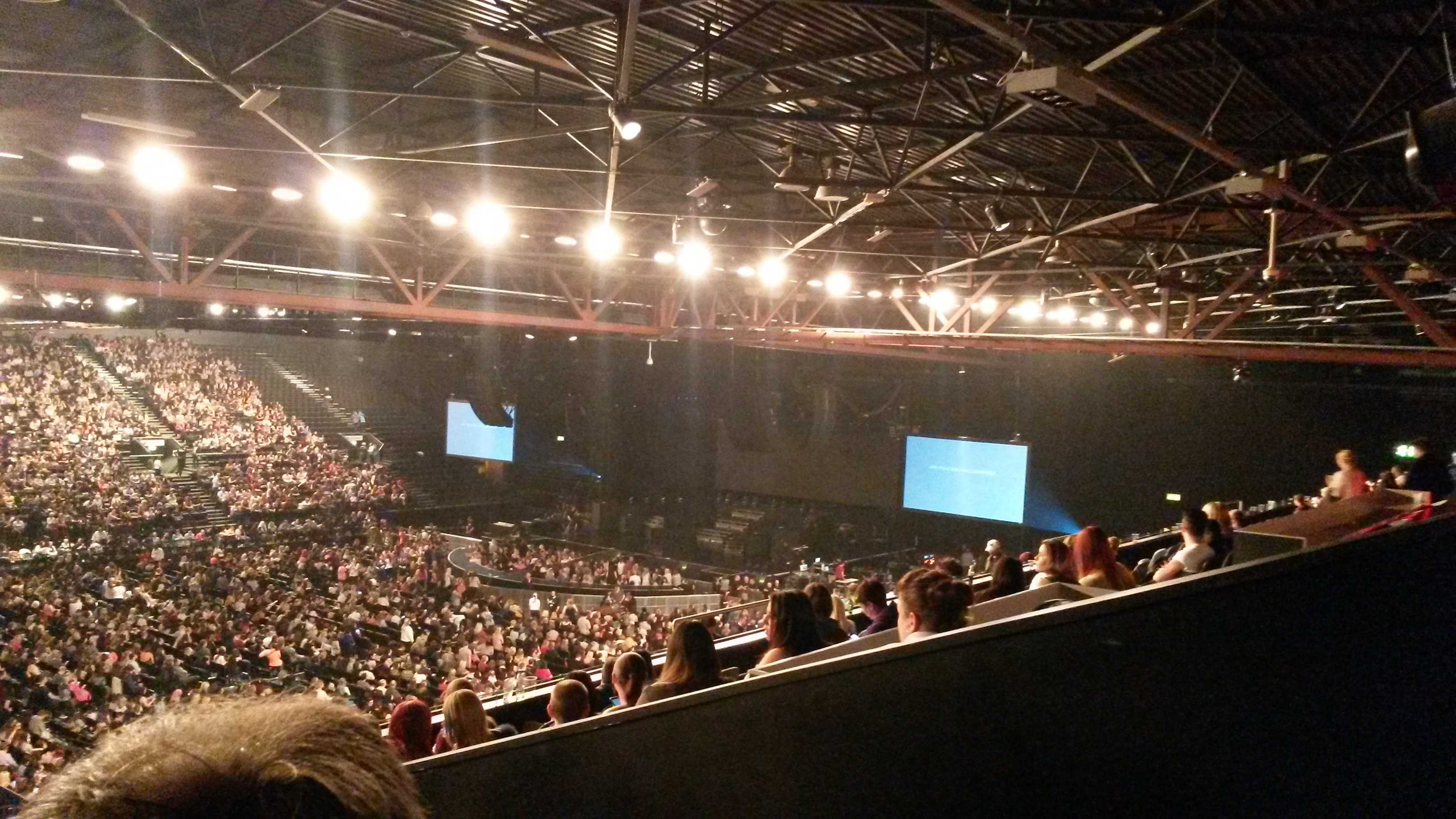 View from LG Arena (Birmingham) Block 004 Row YD Seat 115