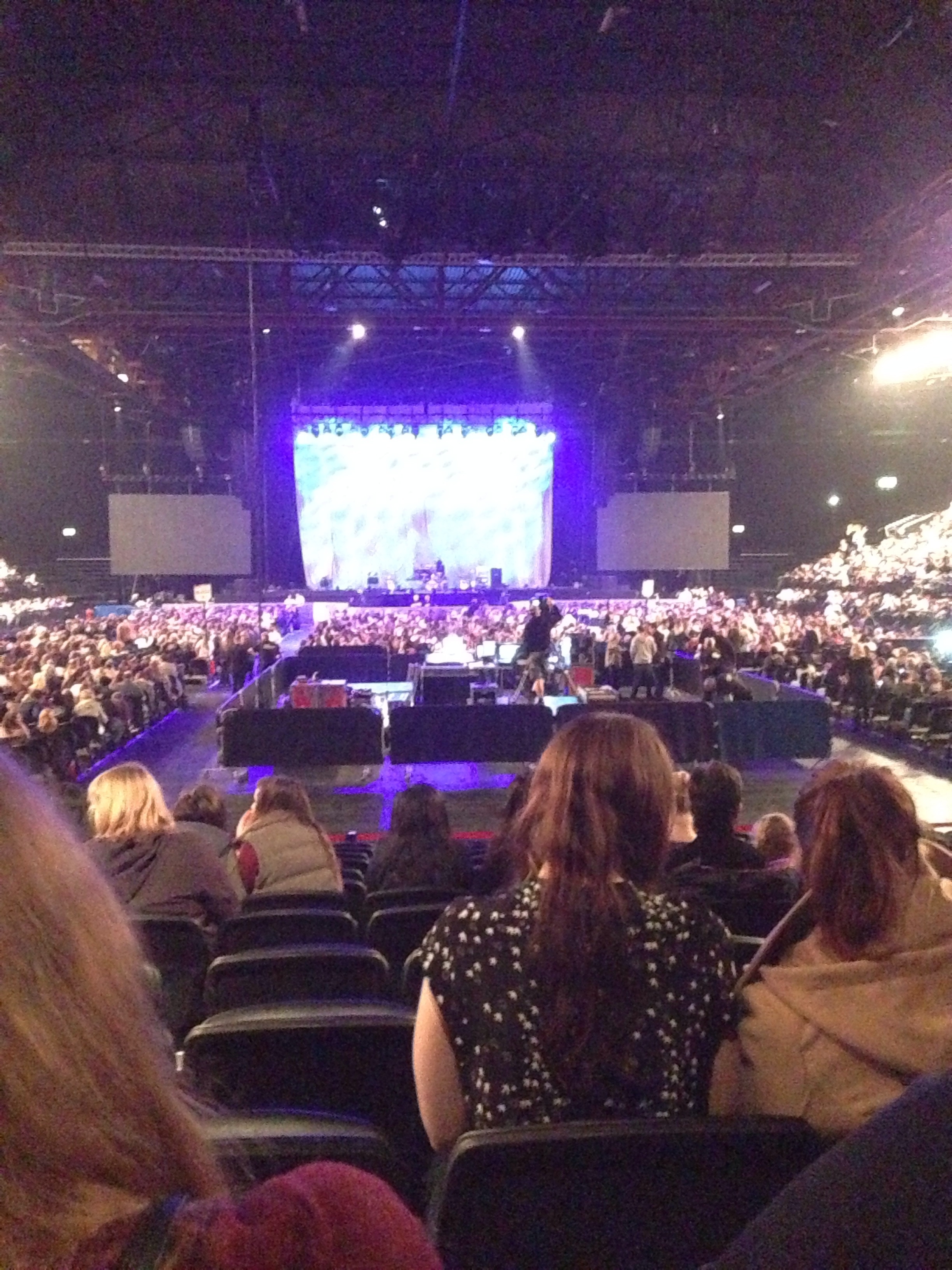 View from LG Arena (Birmingham) Block 009 Row N Seat 273