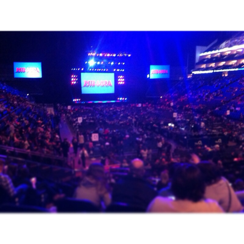 View from O2 Arena (London) Block 105 Row S Seat 1166