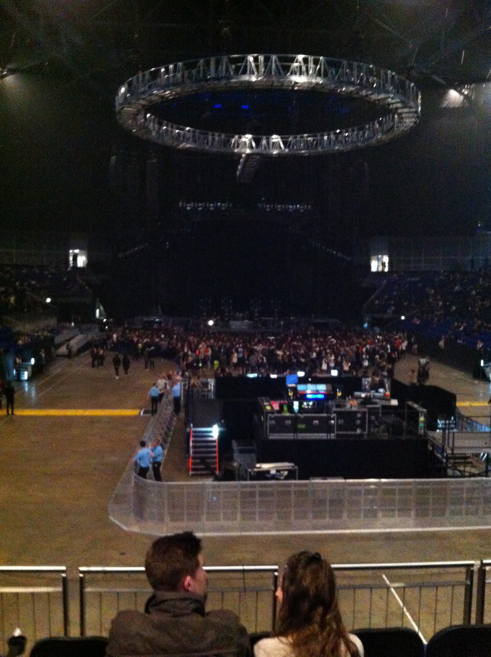 View from O2 Arena (London) Block 106 Row S Seat 195