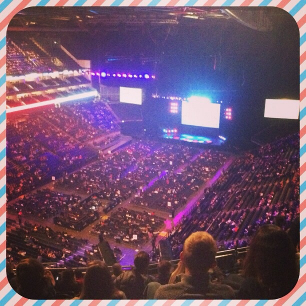 View from O2 Arena (London) Block 15 Row R Seat 90