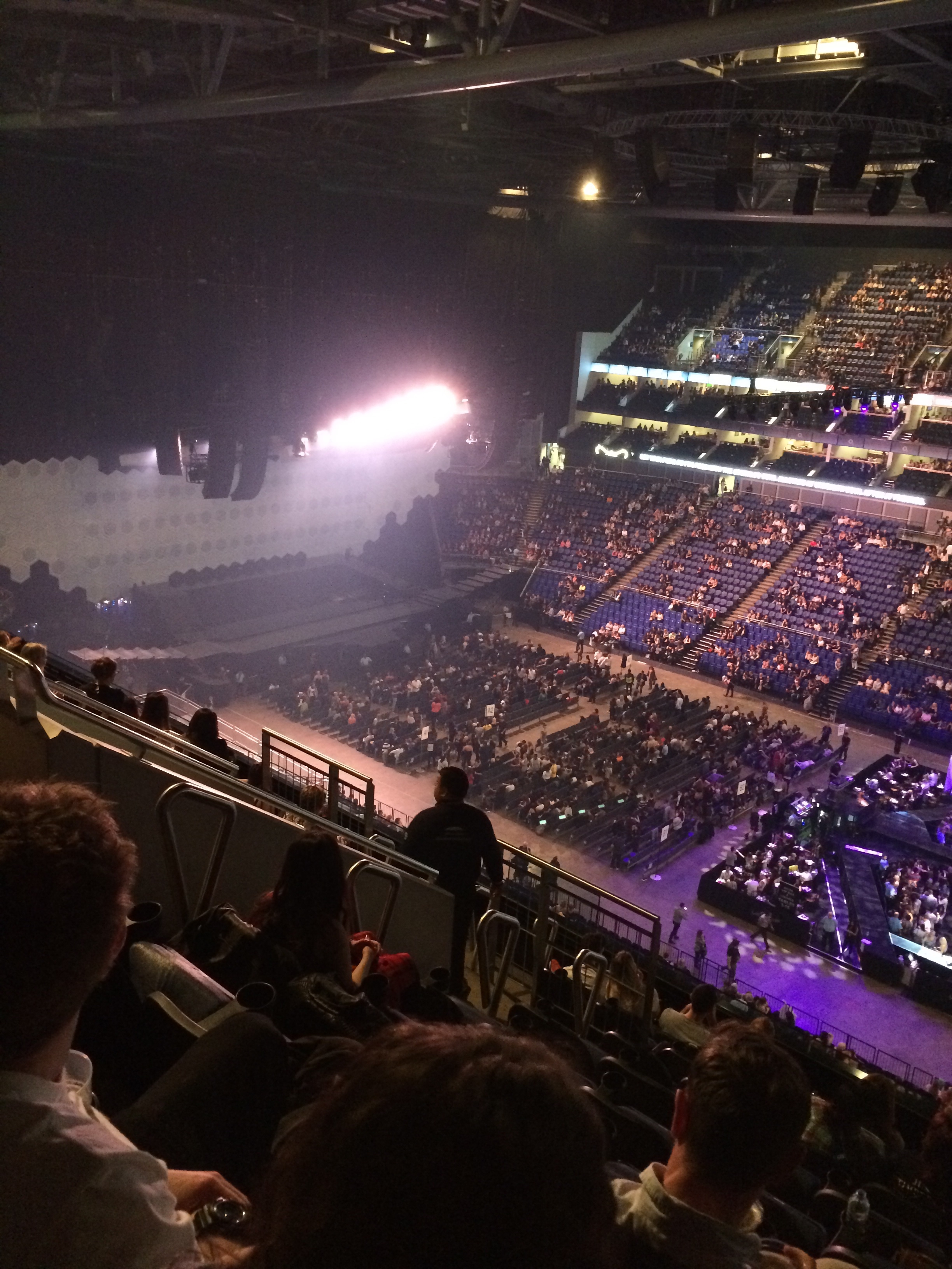 View from O2 Arena (London) Block 405 Row J Seat 71