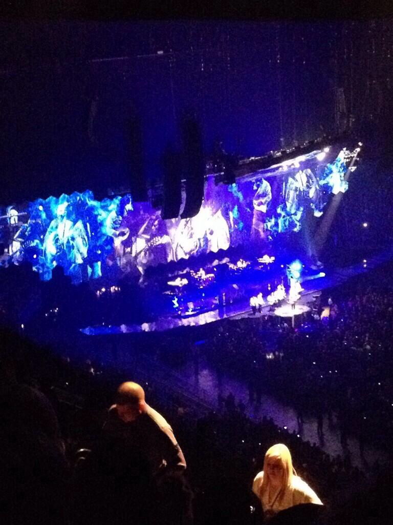 View from O2 Arena (London) Block 406 Row U Seat 594