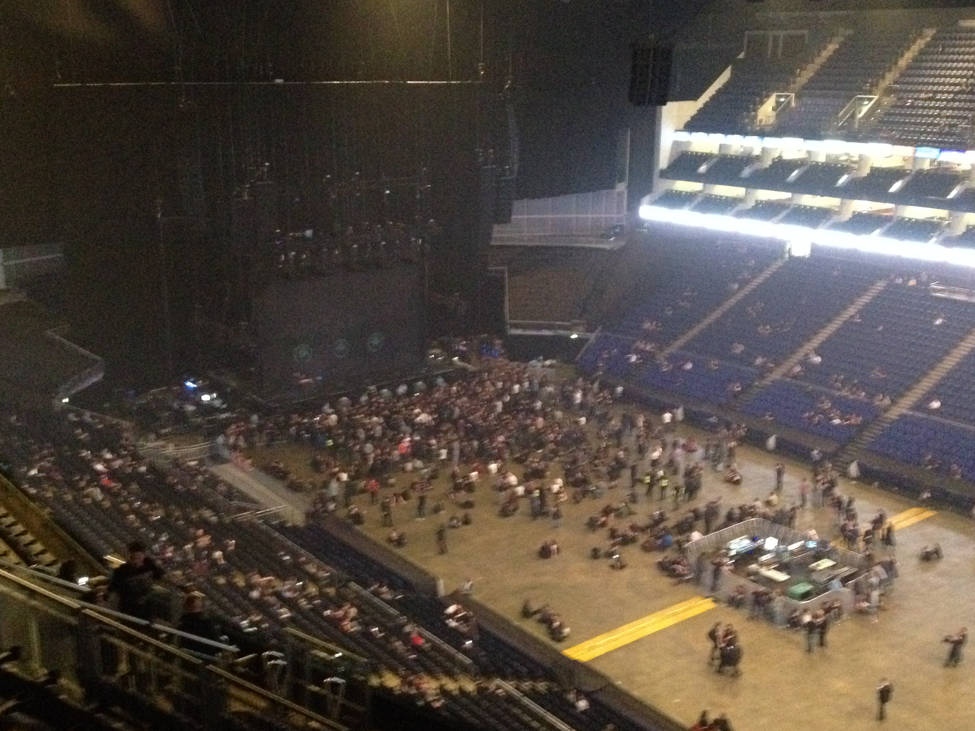 View from O2 Arena (London) Block 407 Row N Seat 607