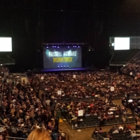 View from O2 Arena (London) Block 105 Row Z Seat 143