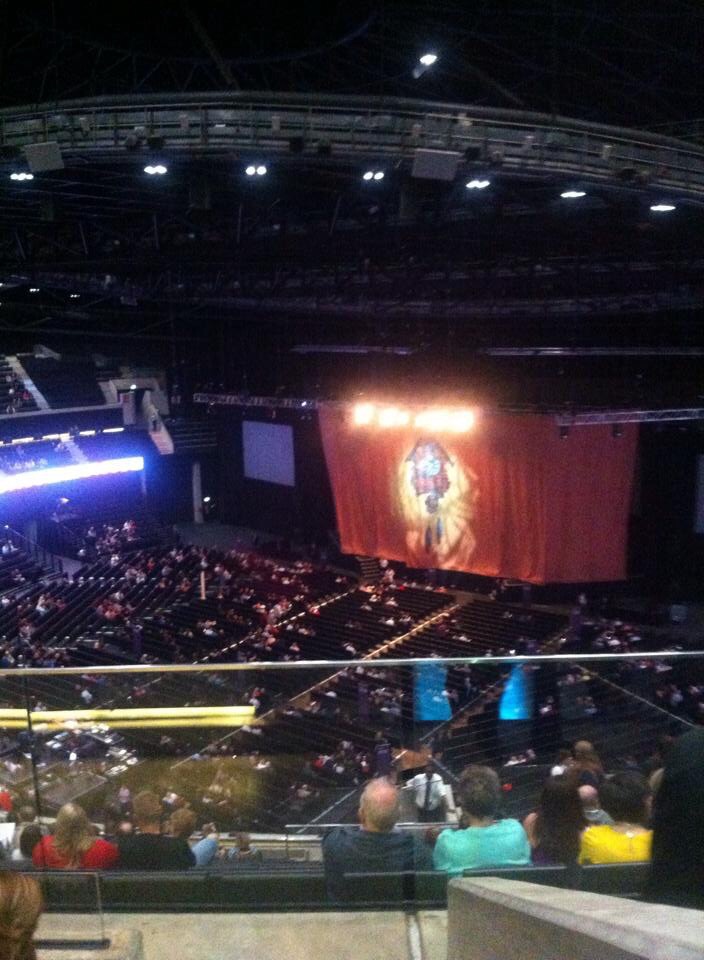 View from SSE Hydro (Glasgow) Block 332 Row Y Seat 267