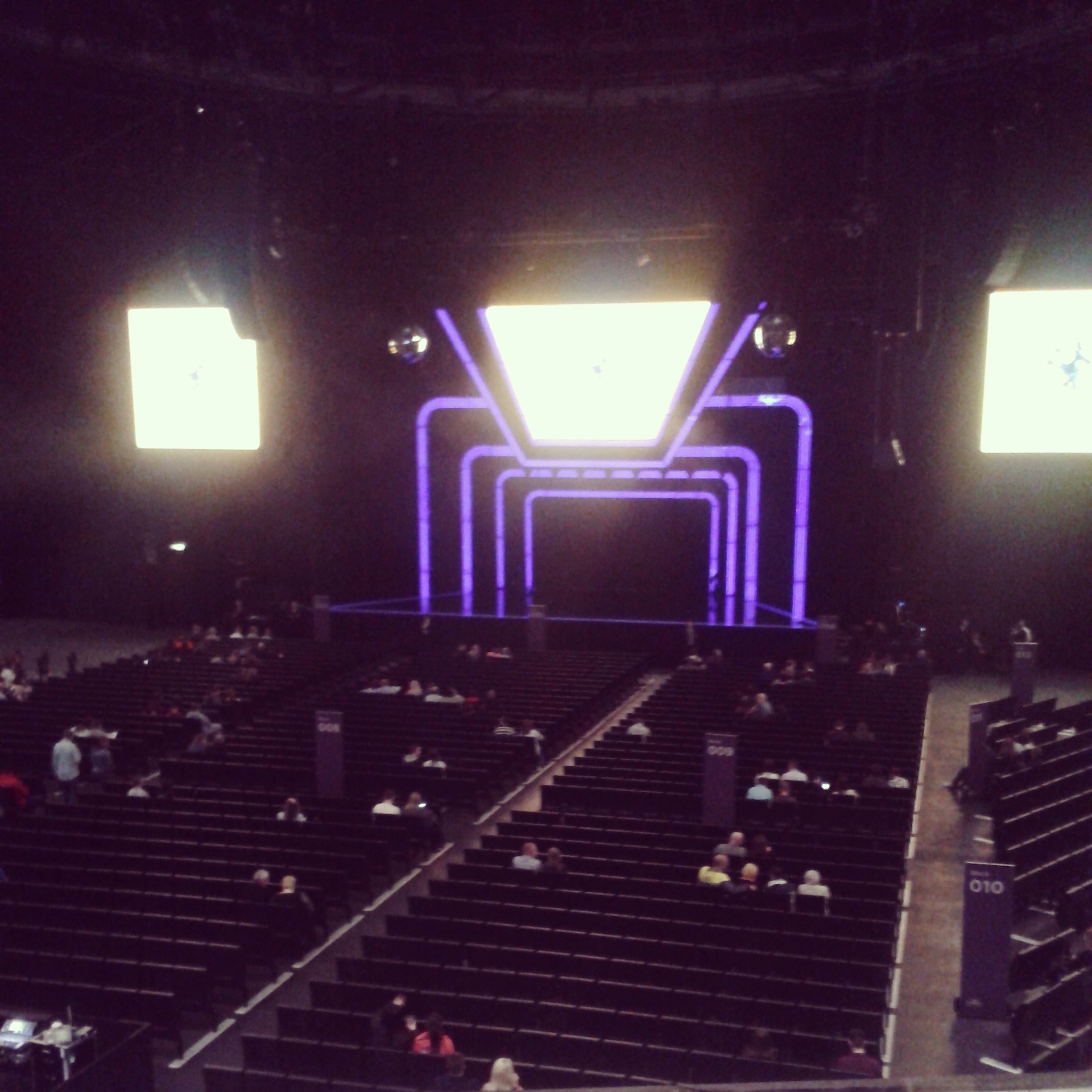 View from SSE Hydro (Glasgow) Block K Row A Seat 177
